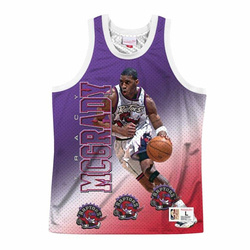  Mitchell & Ness NBA Behind The Back Tank Toronto Raptors - Tracy McGrady - MSTKMI19002-TRAWHITTMC