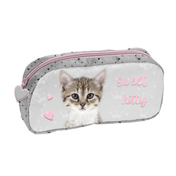 PASO Sweet Kitty Pencil Case without Equipment Gray - PP23KC-004