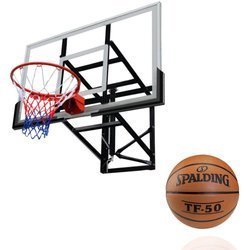 Portable Basketball MASTER - MASSPSB-15 + Spalding Ball