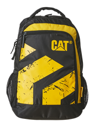 Sports backpack for school urban black yellow 31 L Caterpillar Fastlane - 83853-01