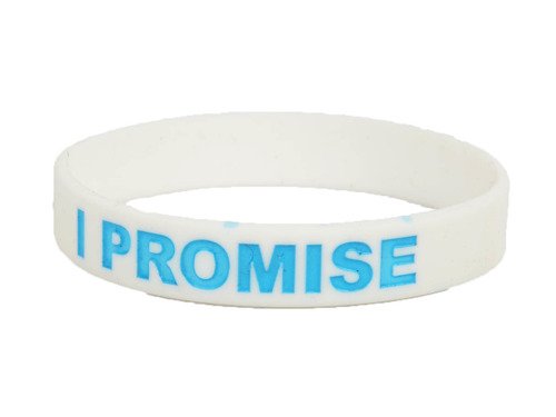  I PROMISE silicone bracelet wristbands