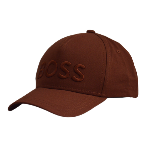 Hugo Boss Medium Brown Sevile Logo Baseball Cap - 50483178-211