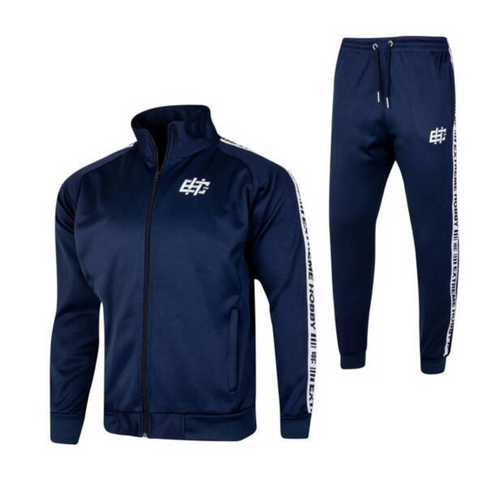 Men's sports tracksuit navy set Extreme Hobby Style