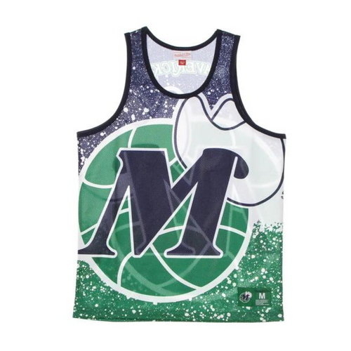 Mitchell & Ness NBA Dallas Mavericks Tank Top - MSTKAJ19070-DMADKGN