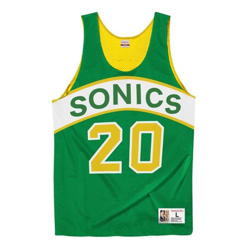 Mitchell & Ness NBA Reversible Tank Update Seattle Supersonics Gary Payton