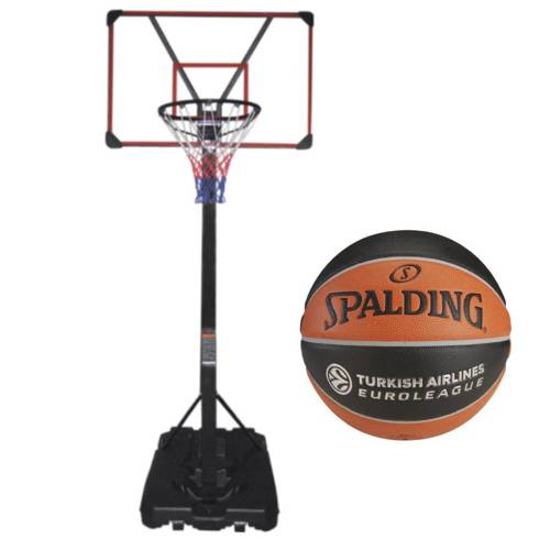 Mobile basketball set LEAN 225-305 cm