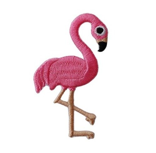 Nášivka na oblečení Flamingo plameňák