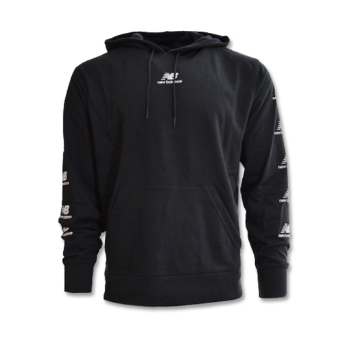 New Balance Essentials Stack Pack Hoodie Black - MT03562BK