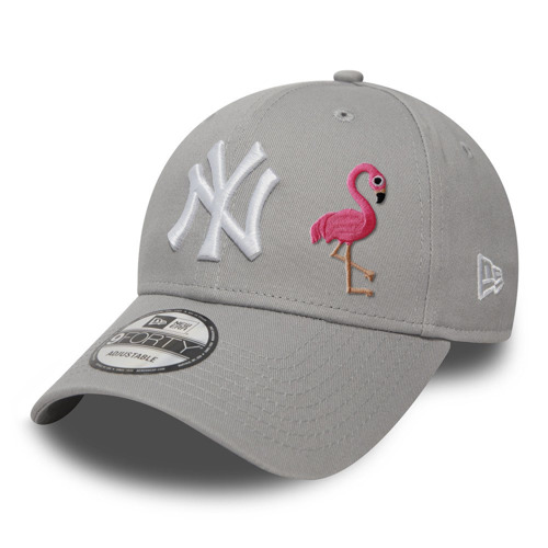 New Era 9FORTY Essential New York Yankees Strapback - Custom Flamingo - 10531940