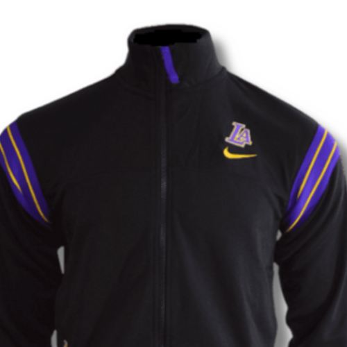 Nike LA Lakers Courtside 75 Tracksuit Jacket Wmns Black/Field Purple/Amarillo - DB1400-010