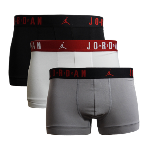 Sport Panties Boxers Air Jordan Flight Cotton Core 3-pack Grey/Black/White- JM0693-F66