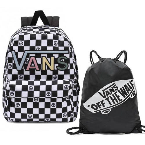 Vans Realm Flying V Backpack - VN0A3UI8XZD + Benched Bag