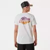 New Era LA Lakers NBA Team Colour Water Print T-shirt - 13083920