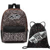 Vans Realm Backpack Animal Patterns + Benched Bag Batoh