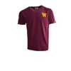 Wood Wood Ace AA T-shirt Burgundy - 10235702-2222-Burgundy