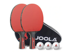  JOOLA DUO CARBON TABLE TENNIS SET 2x RACKETS + 3 BALLS - 54207