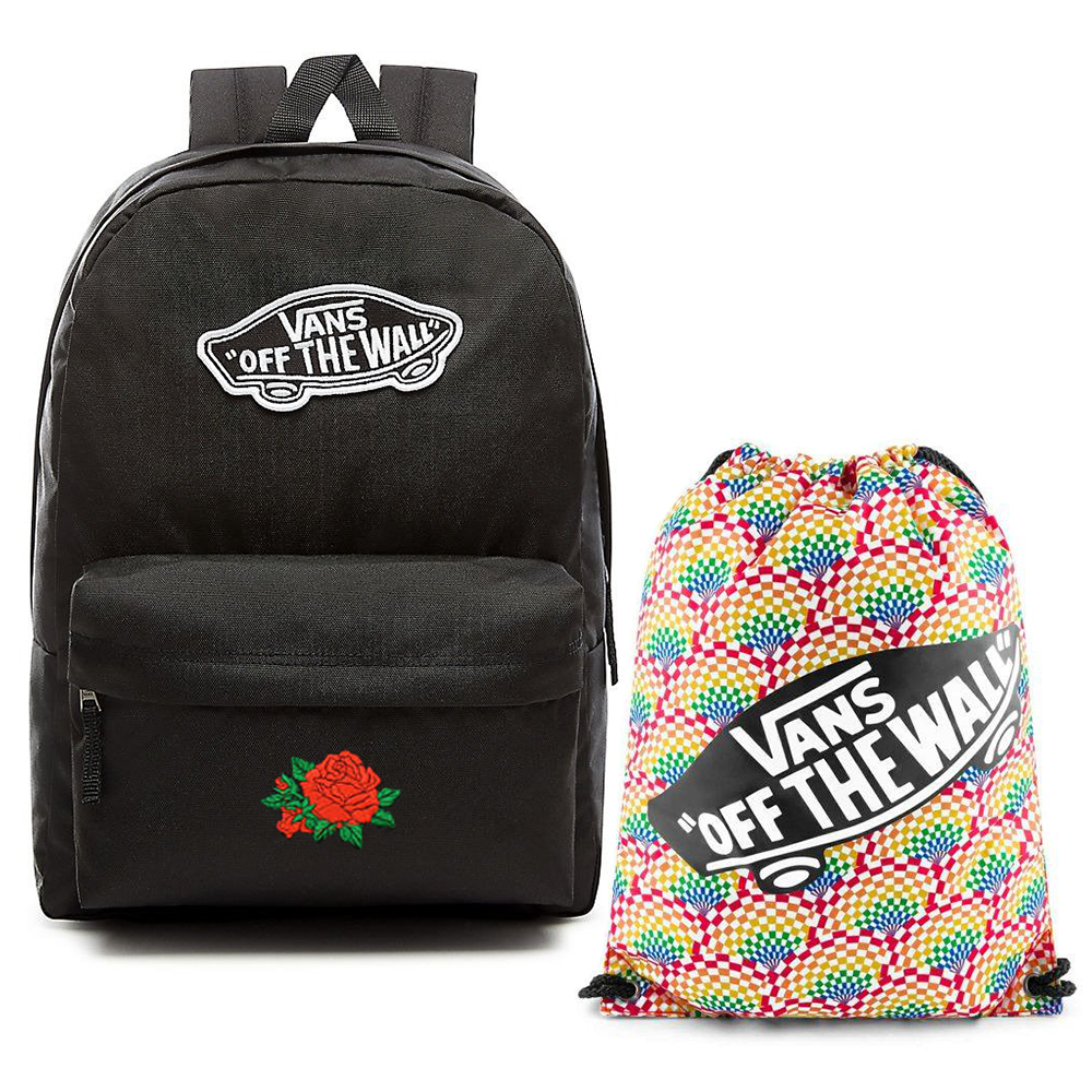 VANS Realm Backpack | VN0A3UI6BLK + Benched Bag | Akcesoria i sprzęt ...