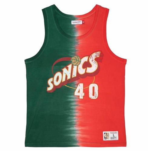 Mitchell & Ness NBA Seattle Supersonics Shawn Kemp Tie Dye Cotton Tank