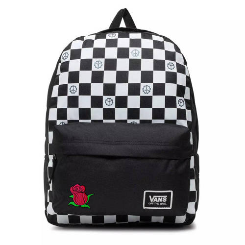 VANS Glitter Check Backpack - VN0A48HGXZG Custom rose 