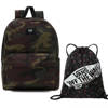 Vans Old Skool Camo Backpack - VN0A5KHQ97I + Benched Bag