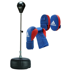 Boxing Set Pear Bag EVERLAST + Adidas Gloves and Shields for Kid's