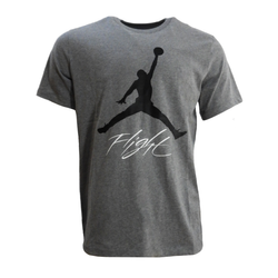 Men's sports T-shirt grey Air Jordan Jumpman Flight - AO0664-091