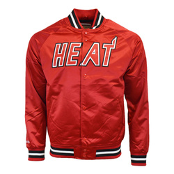Mitchell & Ness Lighweight Satin Jacket NBA Miami Heat - STJKMG18013-MHESCAR