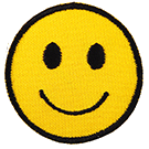 Patch pour vêtements Emoticon visage