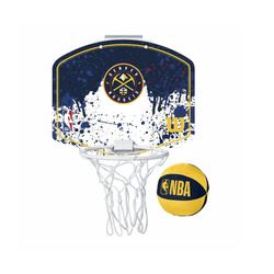 Wilson NBA Team Mini Hoop Denver Nuggets for Kids - WTBA1302DEN