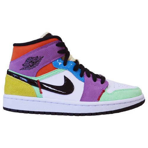 Air Jordan 1 Mid SE Lighbule Chaussures - CW1140-100