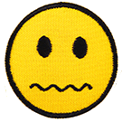 Patch pour vêtements Emoticon visage