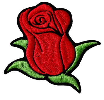 Patch pour vêtements Red Rose