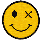 Patch pour vêtements Smile