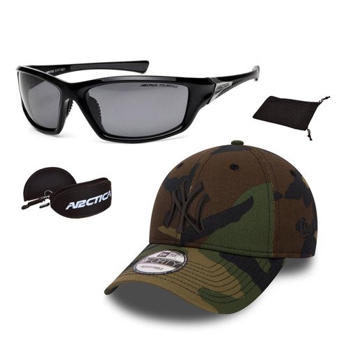 Set of sunglasses Arctica and New Era baseball cap