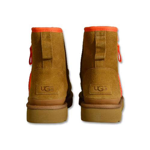 UGG W Classic Mini Zipper Tape Logo Chestnut - 1144034-CHE