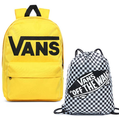 Vans Old Skool III Lemon Chrome Backpack - VN0A3I6R85W + Benched Bag