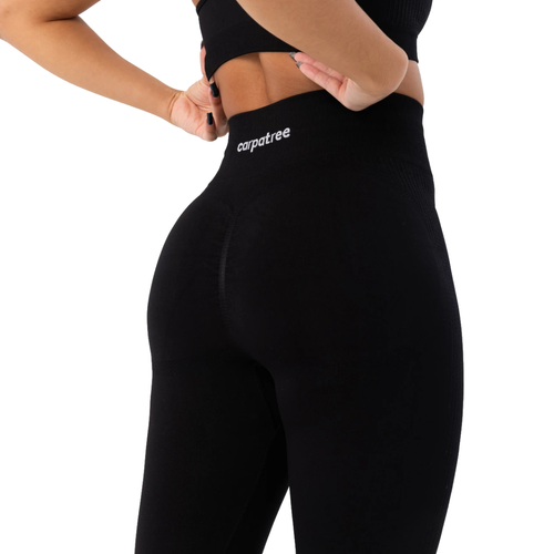 Women's sports leggings Push up high-waisted  black Carpatree Blaze  - C-BSC