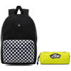 VANS New Skool Checkerboard Sac à dos - VN0002TL2OB + Pencil Pouch