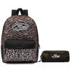 Vans Realm Backpack Animal Patterns + Pencil Pouch