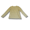 Wood Wood Kim stripe kids Longsleeve Off-white/yellow stripes - 10235409-2323-Stripes