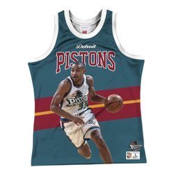 Mitchell & Ness NBA Sublimated Player Tank Detroit Pistons Grant Hill
