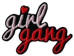Streifen für Kleidung Girl Gang