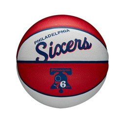 Wilson NBA Retro Los Angeles Lakers Mini Outdoor Basketball - WTB3200XBLAL