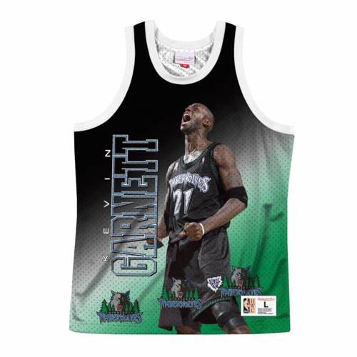 Mitchell & Ness NBA Behind The Back Tank Minnesota Timberwolves - Kevin Garnett - MSTKMI19002-MTIWHITKGA