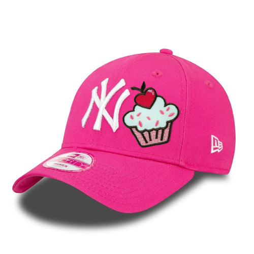 New Era 9FORTY Essential New York Yankees Strapback Damen  Rosa - Custom Muffin - 11157578