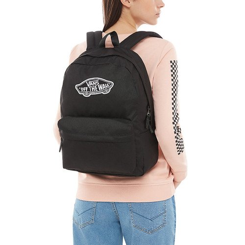 VANS Realm Backpack - VN0A3UI6BLK + Pencil Pouch