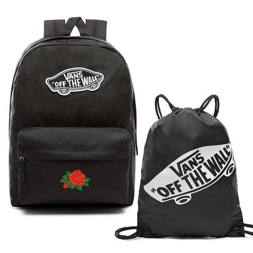 VANS Realm Rucksack | VN0A3UI6BLK + Benched Bag