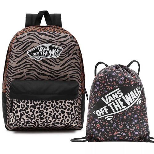 Vans Realm Backpack Animal Patterns + Benched Bag Rucksack