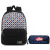 Vans Glitter Check Realm Rucksack - VN0A48HGUX9 + Pencil Pouch