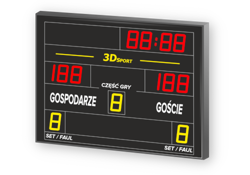 Tablica wyników DTS10 na hale sportową